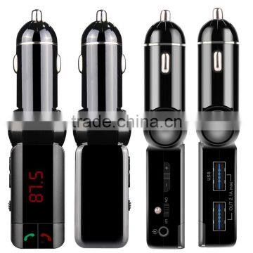 Mp-2s Wireless Car Mp3 Fashion With Bluetooth 12v Dual Shared USB Car Charger With FM Transmitter photo-2