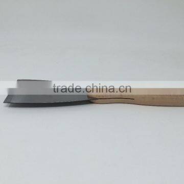 Wooden handle carbon steel scraper