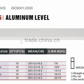No Vial Level Construction Tools Aluminum Spirit Level photo-2