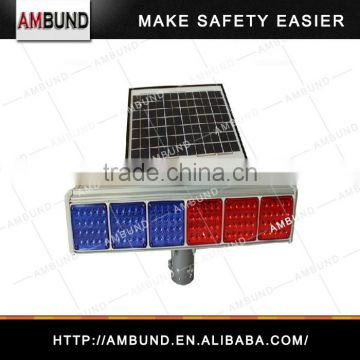 solar LED strobe light with Dry Battery for road safety