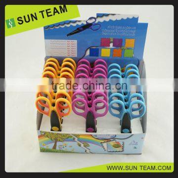 CS005 5-1/4" New Plastic Handle Paper Cutting Craft Scissors photo-4