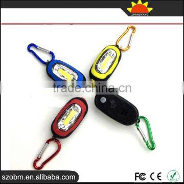 New Arrival Outdoor COB Led Keychain,Plastic Mini Led Flashlight Keychain photo-2