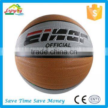 Pretty Size 5 3 1 Touch Soft Excellent Match Traditional Strong PU Basketball With Dual Colored