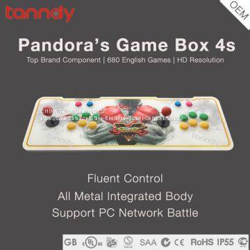 HD Metal Box Classical fighting game machine console Pandora box 4S arcade game