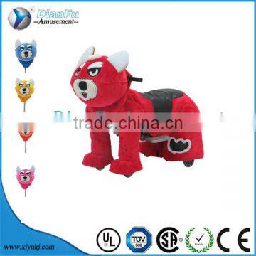 Amusement Park Ride Musical Animated Plush Toy Ride Motorized Animals Battery Operated Ride Animals for Sale photo-2