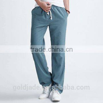 Fashion Comfortable Bulk Navy Blue Cotton Blank Hot Sale Causal Boys Chino Pants photo-4