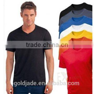 Factory OEM V-neck White T-shirts Wholesale ,summer Running Men Gym Sexy Short Sleeve v Neck t Shirts photo-6