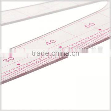 Kearing Brand Plastic 1/5 Scale Sandwich Line Printing Flexible Ruler #8515 photo-4