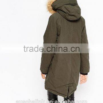 OEM Service Women Cheap Winter Keep Warm Parka Coats photo-4