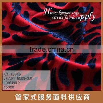 100% POLY VELVET BURN OUT FABRIC photo-2