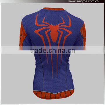 Dri Fit Spiderman Compression Shirts for 2016 Fashion photo-4