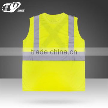 police designer safety vest reflective safety t-shirt for children