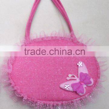 Fashion Lace Quilt Hearted Rabbit Little Girl Bag photo-3