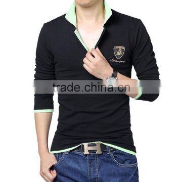 Custom Design Sewing Logo Brand Polo Shirt photo-2