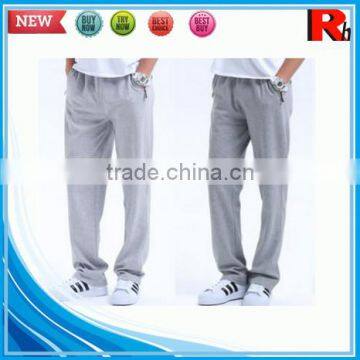 China 100% Cotton Cheap Cool Mens Jogger Sweat Pants Men Cotton Trousers With Zips photo-3