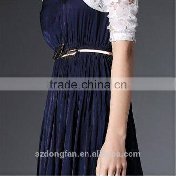 Flower Girl Dress Sewing Patterns Custom Garment Formal Dress For Women With Long Silk Skirt photo-5