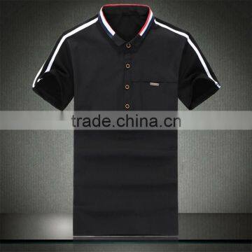 wholesale custom striped different colors polo shirt short sleeve custom clothing custom striped polo shirt