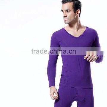 Long style good sleep men's comfortable slim pajamas