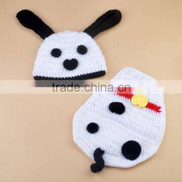 Knitted Animal Hats Soft and Colourful Yarns Handmade Baby Clothing Newborn Crochet Knit Beanie Hat Set Photography Prop photo-2