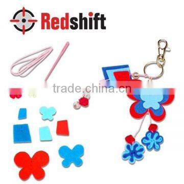 Make Your Own DIY Felt Jewelry Felt Keychain Butterfly photo-3
