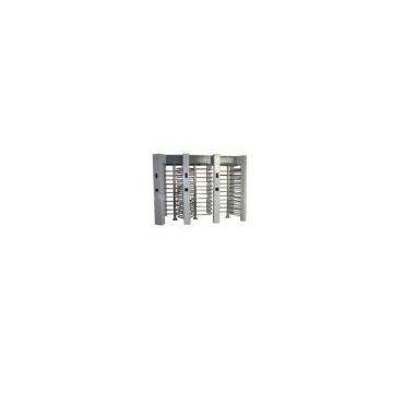 Full height turnstile security systems with card reader, fingerprint for time attendance