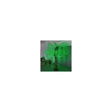 led willow tree light, green led tree light
