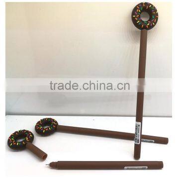 Creative Cute Novel Chocolate Donut Shape Gel Pen Gift for School Kids photo-2