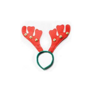 M33 novelty christmas headband with bells in elk antlers\' shape