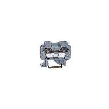 600v 50A 90A Electrical Screwless Spring Terminal Block For Din Rail