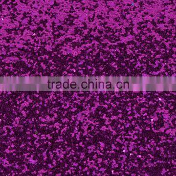 Over 10 Years Experience Fluorescence Color Purple Glitter Fabric photo-3