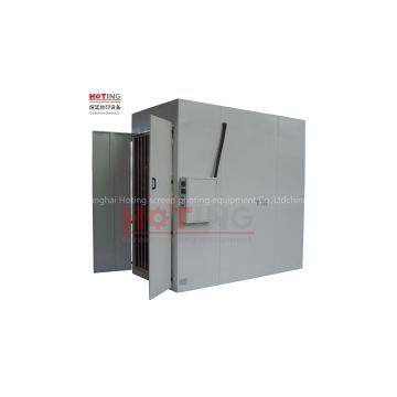 Vertical screen printing frame dryer