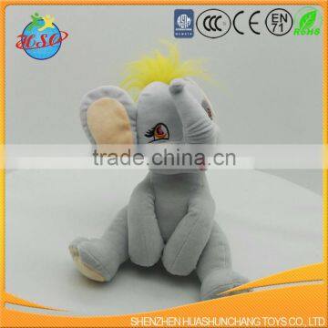 customize sitting plush elephant toy new design stuffed elephant soft toy for promotion