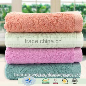 China suppliers hot sale water absorbed 100% bamboo fiber bath towels