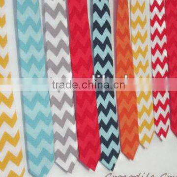 High Quality Baby Boys Chevron Tie Kids Chevron Ties Cheap Price Cotton Ties