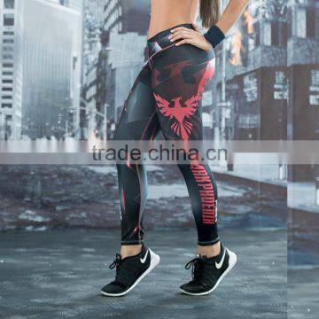 Women 3D Sublimation Geometry Print Sports Gym Yoga Workout Athletic Leggings