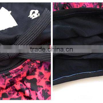 Directly Sale Women Double-deck Waistband Yoga Training Shorts photo-6