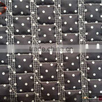Quilting processing Black Dot pattern