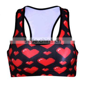 2015 Women Sport Bra Digital Print Bra Plus Size S131-88