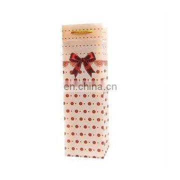 Elegant design printed plastic wine packaging bag