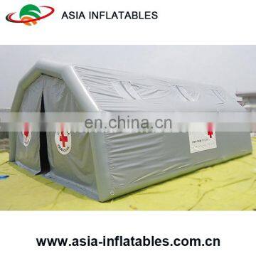 Strong PVC Material High Quality Inflatable Hospital Medical Tent, Giant Fire Escape Inflatable Military Tent