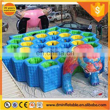 Outdoor honeycomb type 26ft Giant Inflatable Maze For Sale