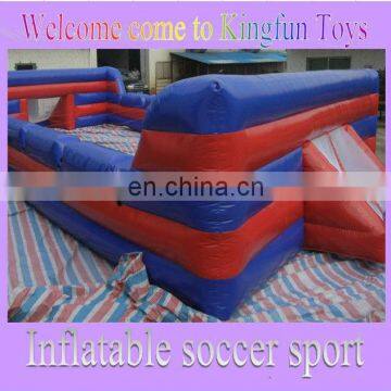 12M inflatable human football pitch with belt