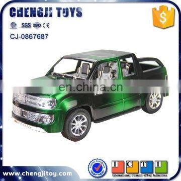 Mini plastic friction truck toy friction power car vehicle simulation pickup truck