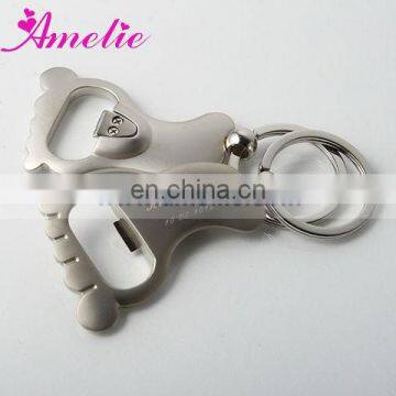 AK023 Big Feet Bottle Opener Keyrings-Matte Finish keychain shoes