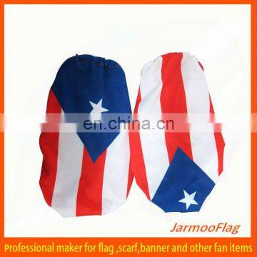 custom logo car mirror cover national flag