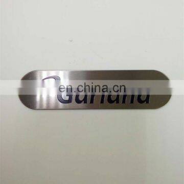 2017 Brushed Stainless Steel Etching Logo Labels photo-4