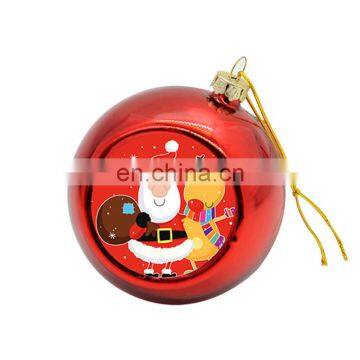 2017 Newest Sublimation Blank Christmas ornaments ball