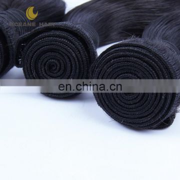 Hot sale!!!China factory double drawn weft thick soft virgin brazilian remy hair