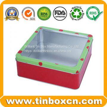 Custom Square Metal Tin Box For Gift Storage photo-5