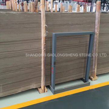 Brown Wooden Marble, Coffee Wooden Marble, Brown Wenge Marble, Coffee Wood Marble Slab,Grey Serpegiante Marble photo-5